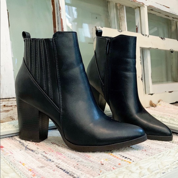 Black Ankle Booties - Picture 2 of 5